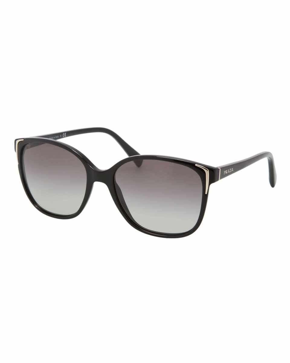 Square Gradient Arrow-Edge Sunglasses